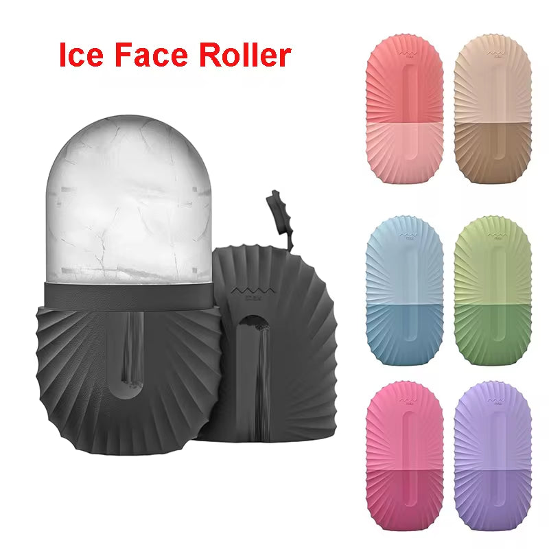 Revitalize Your Skin with the Silicone Ice Face Roller - Reduce Puffiness and Shrink Pores for a Radiant Glow