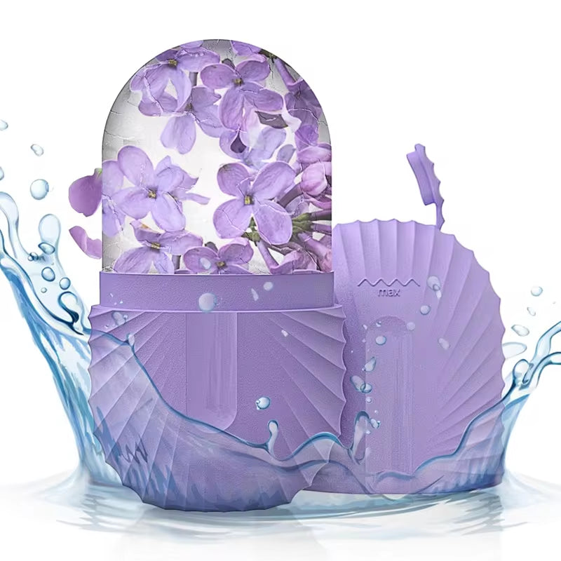 Revitalize Your Skin with the Silicone Ice Face Roller - Reduce Puffiness and Shrink Pores for a Radiant Glow