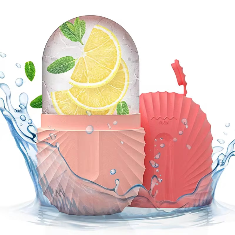 Revitalize Your Skin with the Silicone Ice Face Roller - Reduce Puffiness and Shrink Pores for a Radiant Glow